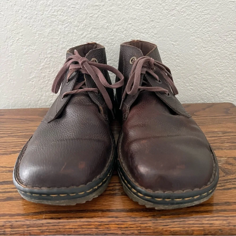 Dr. Martens Sussex Industrial Brown Leather 3 Eye Chukka Boots Men's 13